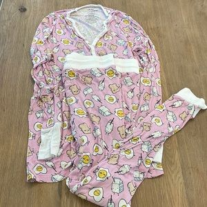 Breakfast Print Pajama Set